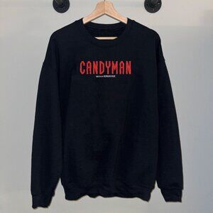 Black Red Candyman 90s Classic Horror Movie Film Crewneck Sweatshirt